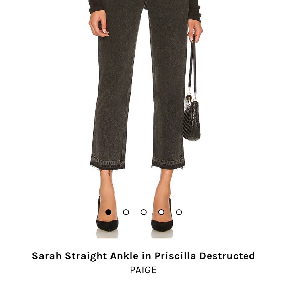 Sarah Straight Ankle in Priscilla Destructed
PAIGE